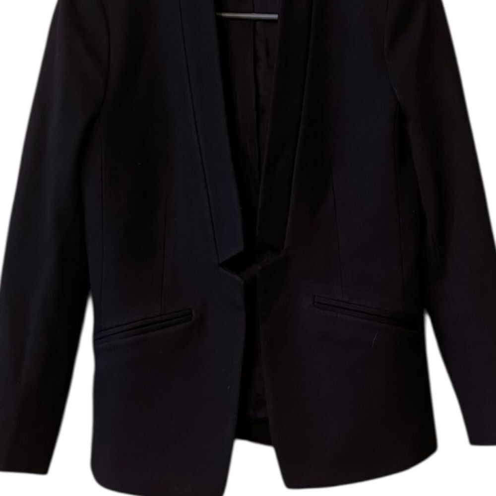 J. Crew 365 Black Open Front Blazer Size 2p - image 8